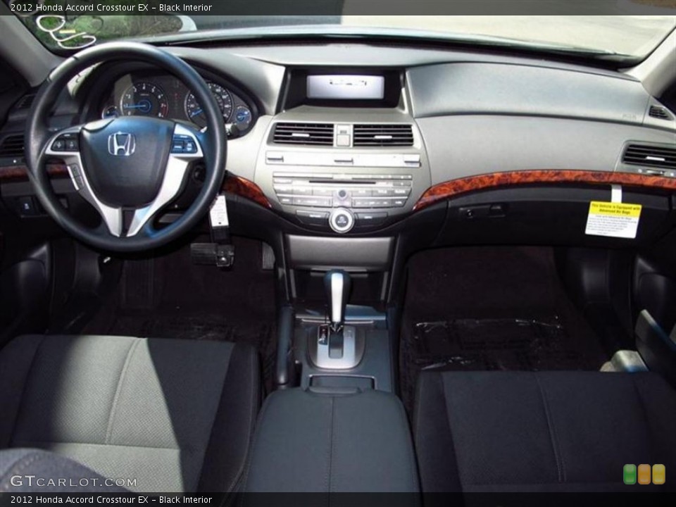 Black Interior Dashboard for the 2012 Honda Accord Crosstour EX #66587925