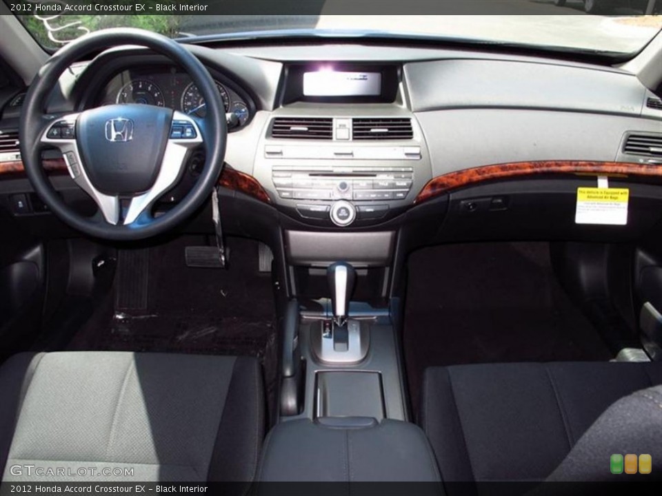 Black Interior Dashboard for the 2012 Honda Accord Crosstour EX #66588033