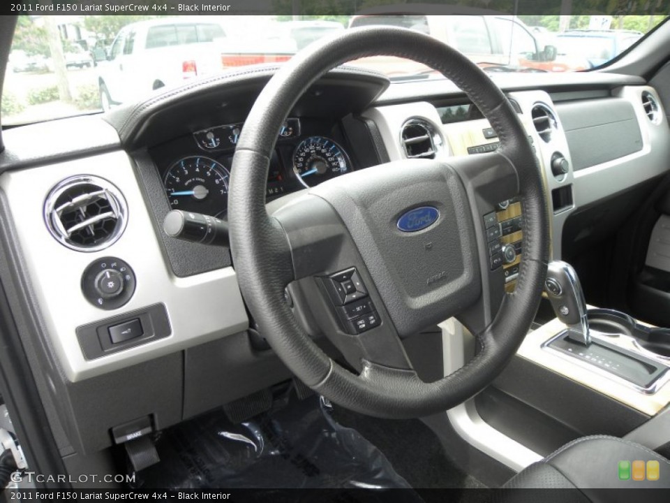 Black Interior Dashboard for the 2011 Ford F150 Lariat SuperCrew 4x4 #66588051