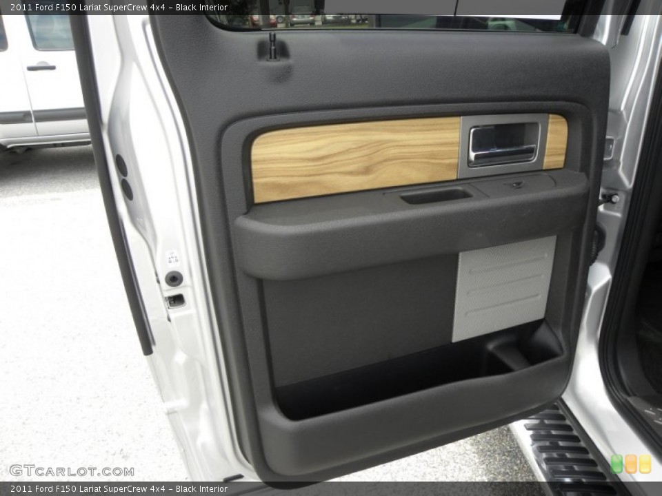 Black Interior Door Panel for the 2011 Ford F150 Lariat SuperCrew 4x4 #66588084