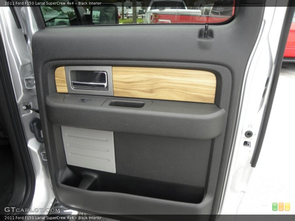 Black Interior Door Panel for the 2011 Ford F150 Lariat SuperCrew 4x4 #66588117