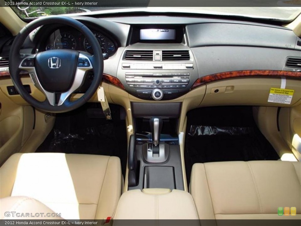 Ivory Interior Dashboard for the 2012 Honda Accord Crosstour EX-L #66588132