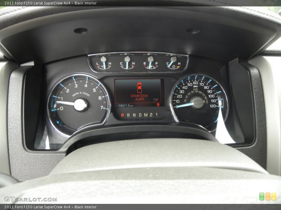 Black Interior Gauges for the 2011 Ford F150 Lariat SuperCrew 4x4 #66588237