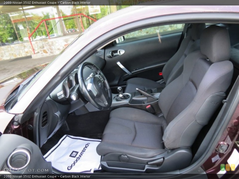 Carbon Black Interior Photo for the 2003 Nissan 350Z Enthusiast Coupe #66589674
