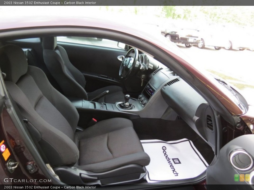 Carbon Black 2003 Nissan 350Z Interiors