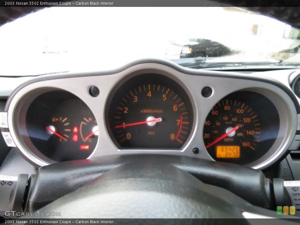 Carbon Black Interior Gauges for the 2003 Nissan 350Z Enthusiast Coupe #66589737