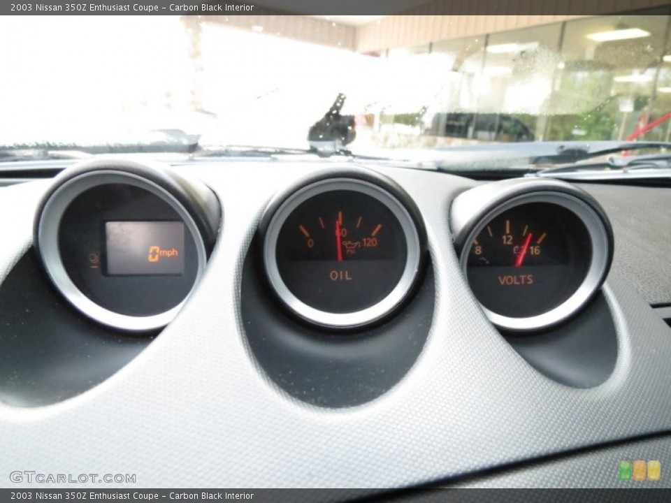 Carbon Black Interior Gauges for the 2003 Nissan 350Z Enthusiast Coupe #66589749