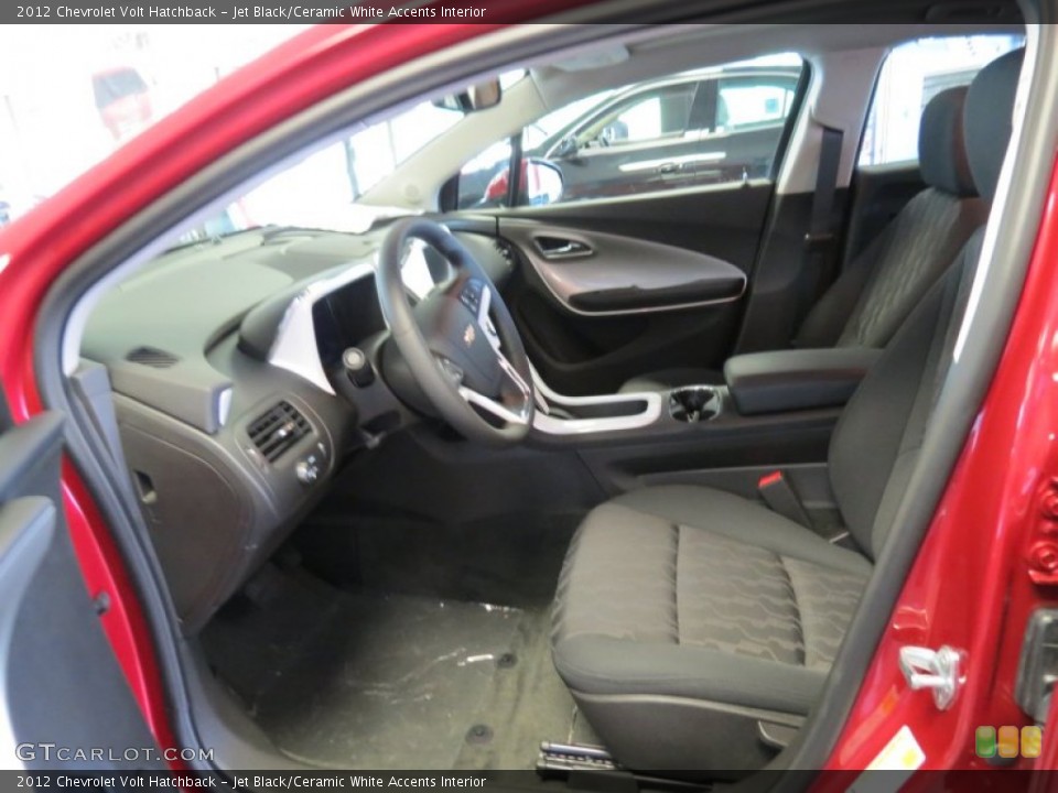 Jet Black/Ceramic White Accents Interior Photo for the 2012 Chevrolet Volt Hatchback #66589847