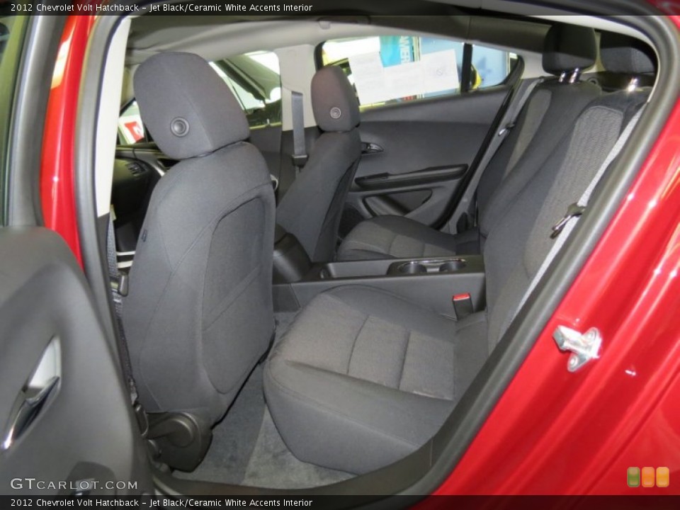 Jet Black/Ceramic White Accents Interior Rear Seat for the 2012 Chevrolet Volt Hatchback #66589865