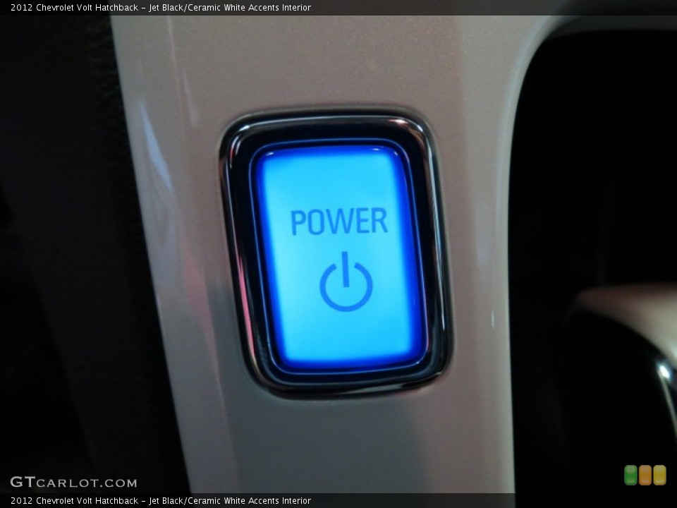 Jet Black/Ceramic White Accents Interior Controls for the 2012 Chevrolet Volt Hatchback #66589911