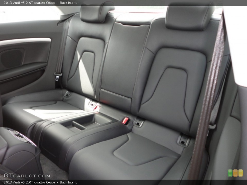 Black Interior Rear Seat for the 2013 Audi A5 2.0T quattro Coupe #66592064