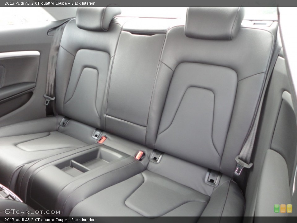 Black Interior Rear Seat for the 2013 Audi A5 2.0T quattro Coupe #66592153