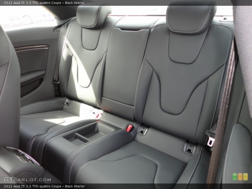 Black Interior Rear Seat for the 2013 Audi S5 3.0 TFSI quattro Coupe #66592243