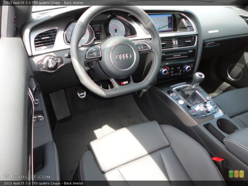 Black Interior Dashboard for the 2013 Audi S5 3.0 TFSI quattro Coupe #66592350