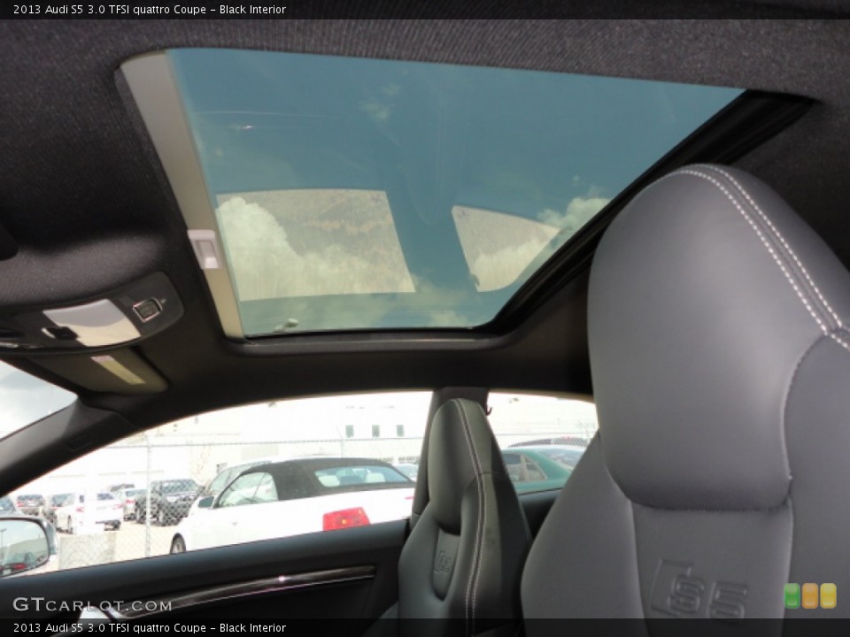 Black Interior Sunroof for the 2013 Audi S5 3.0 TFSI quattro Coupe #66592358