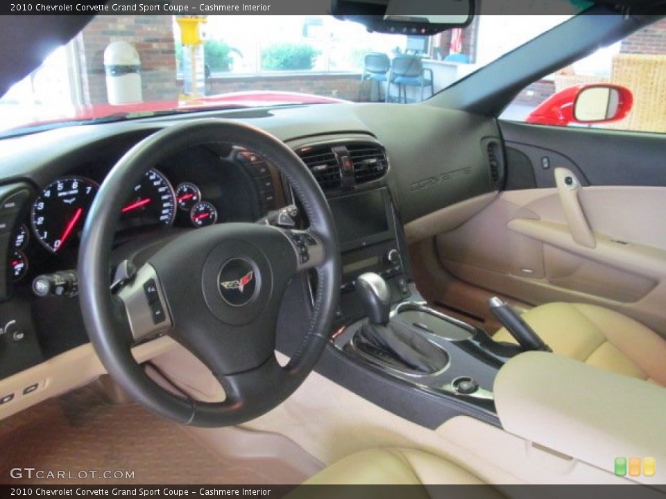 Cashmere Interior Dashboard for the 2010 Chevrolet Corvette Grand Sport Coupe #66592454