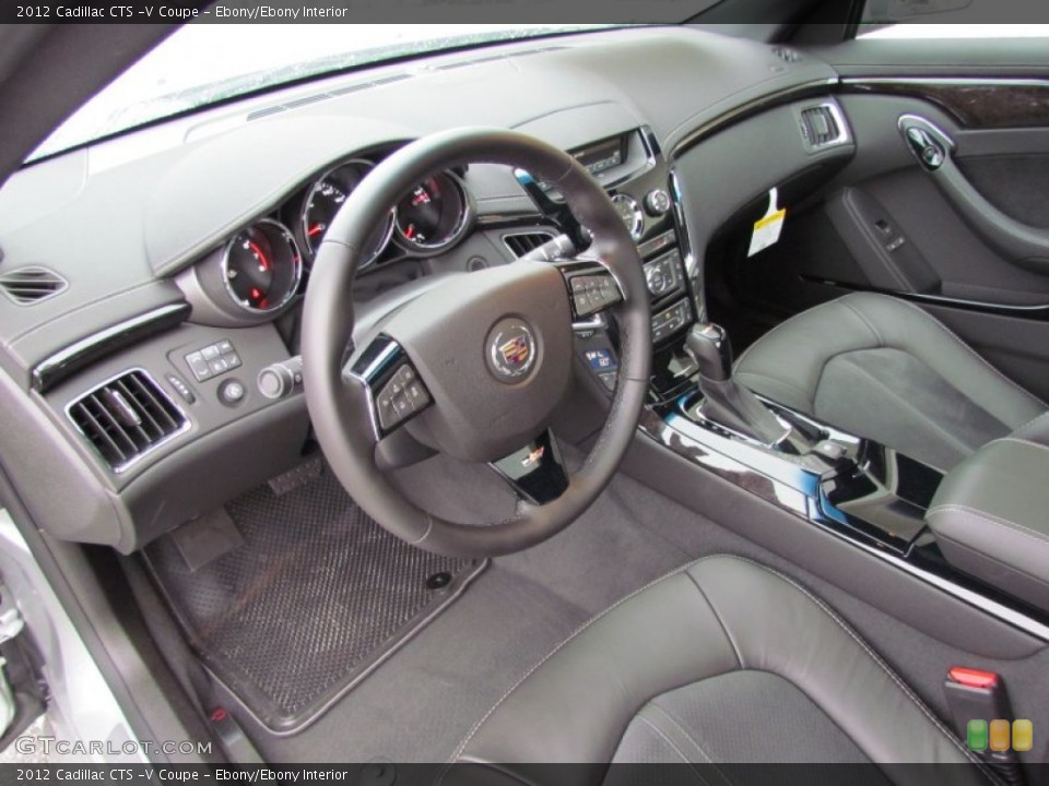 Ebony/Ebony Interior Prime Interior for the 2012 Cadillac CTS -V Coupe #66593416