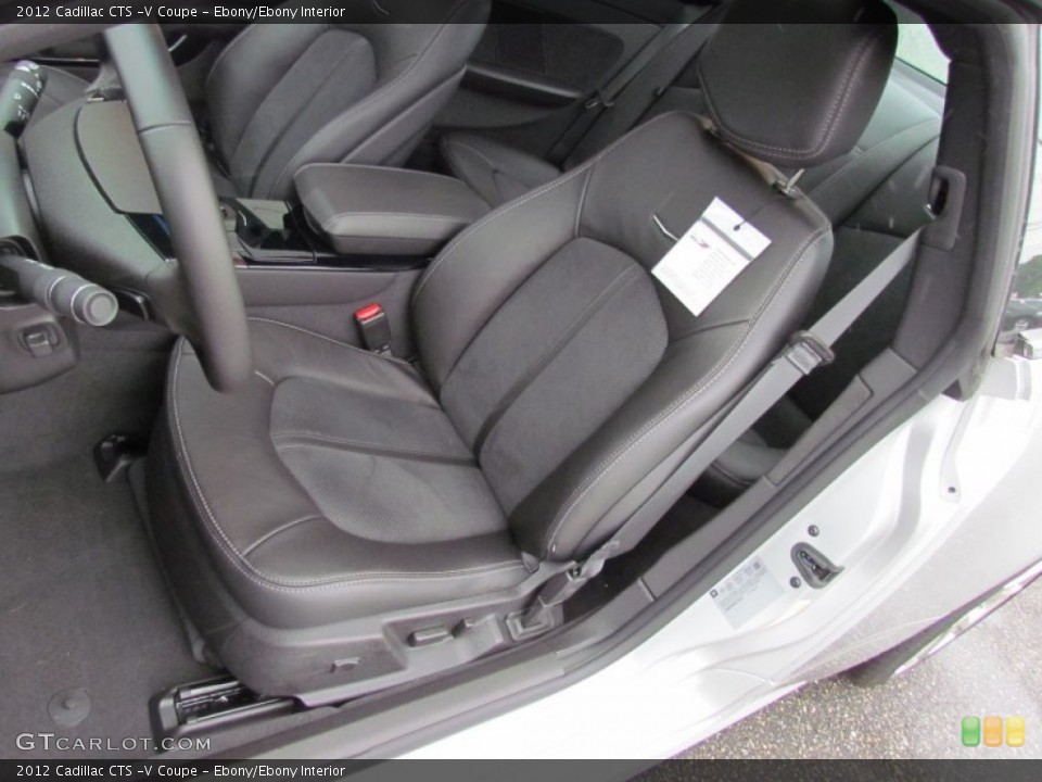 Ebony/Ebony Interior Front Seat for the 2012 Cadillac CTS -V Coupe #66593452