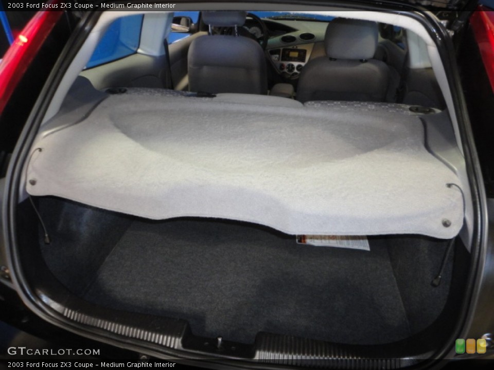 Medium Graphite Interior Trunk for the 2003 Ford Focus ZX3 Coupe #66594789