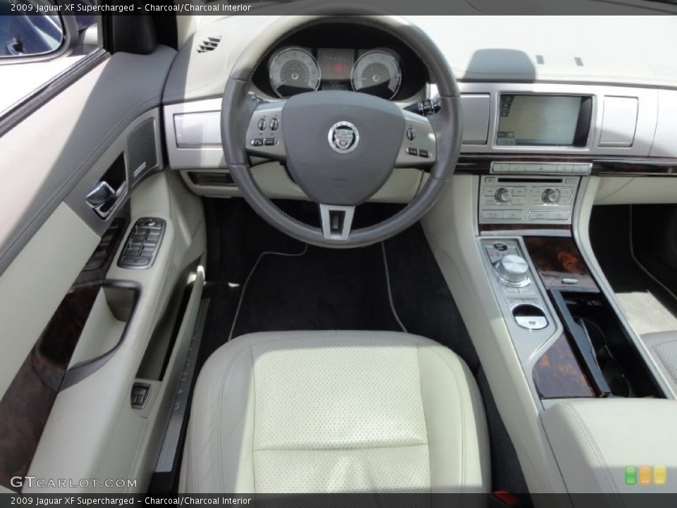Charcoal/Charcoal Interior Dashboard for the 2009 Jaguar XF Supercharged #66596725