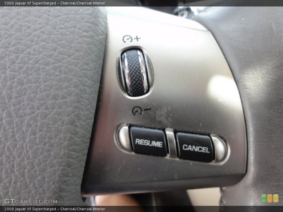 Charcoal/Charcoal Interior Controls for the 2009 Jaguar XF Supercharged #66596888