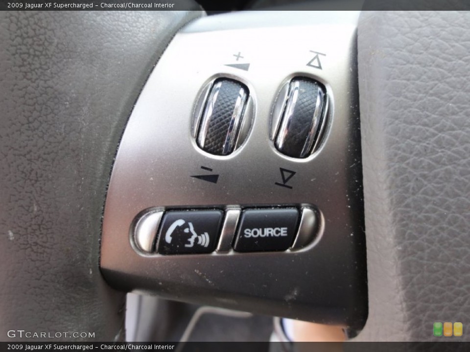 Charcoal/Charcoal Interior Controls for the 2009 Jaguar XF Supercharged #66596899