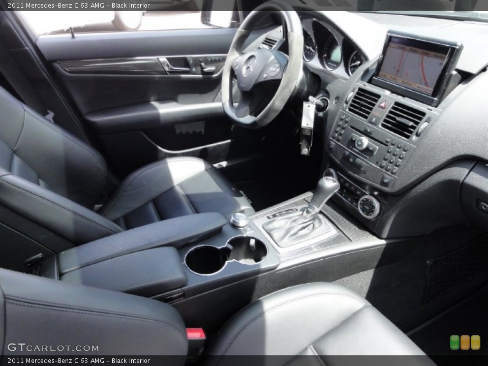 Black Interior Photo for the 2011 Mercedes-Benz C 63 AMG #66597127