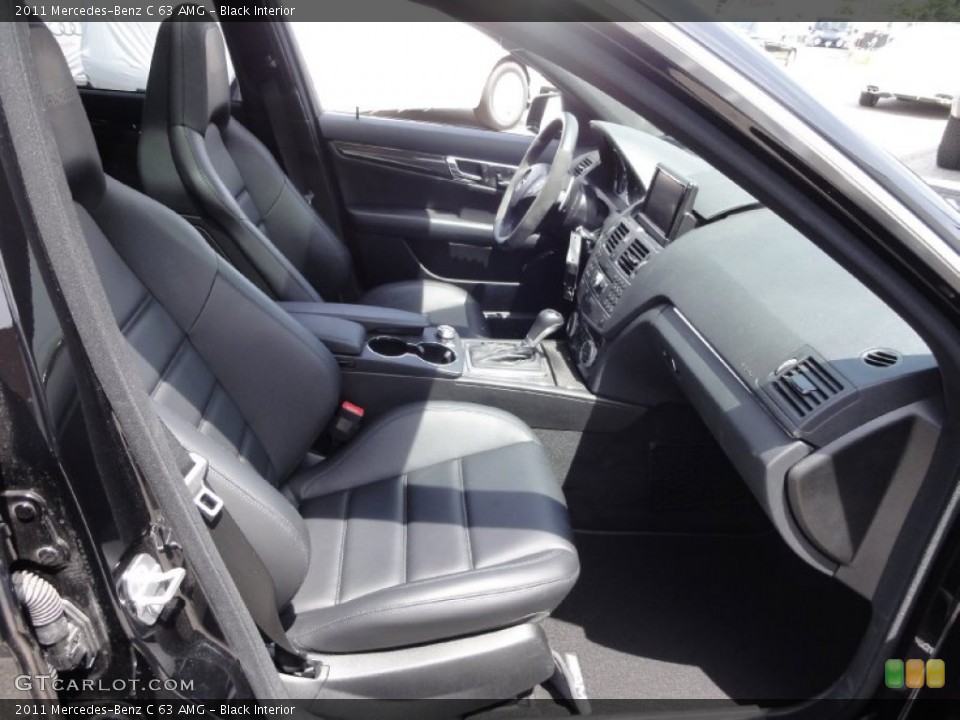 Black Interior Photo for the 2011 Mercedes-Benz C 63 AMG #66597136