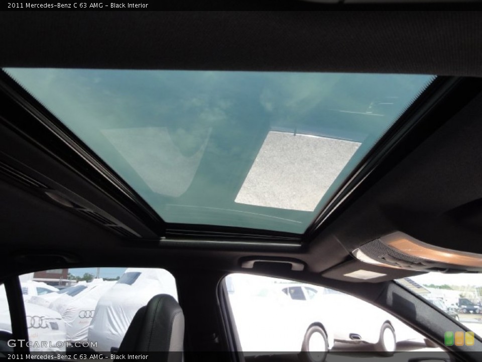 Black Interior Sunroof for the 2011 Mercedes-Benz C 63 AMG #66597152
