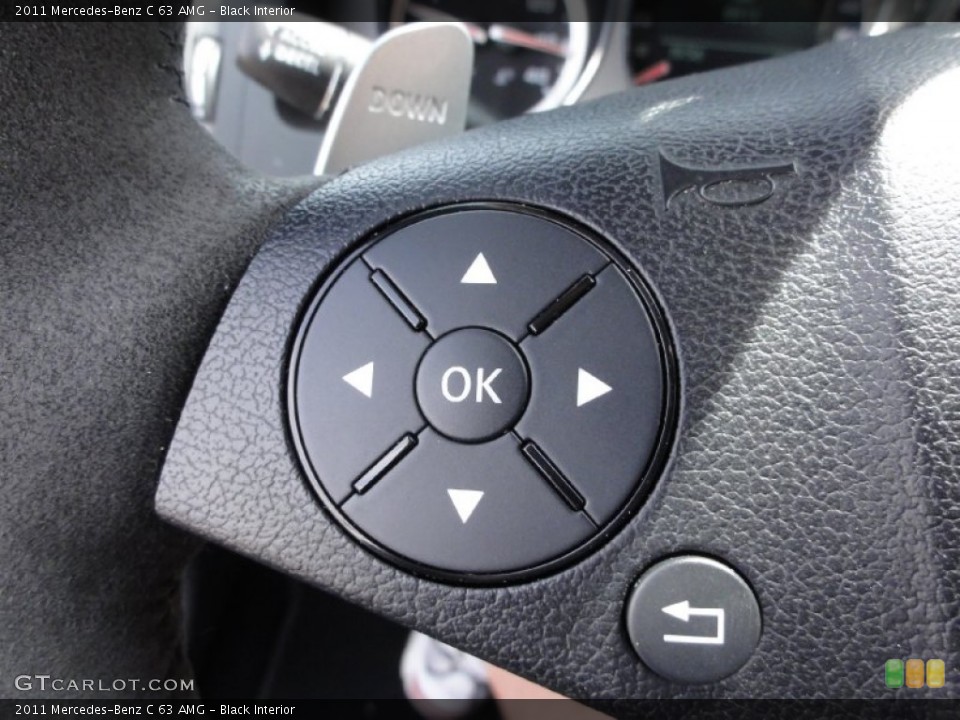 Black Interior Controls for the 2011 Mercedes-Benz C 63 AMG #66597437