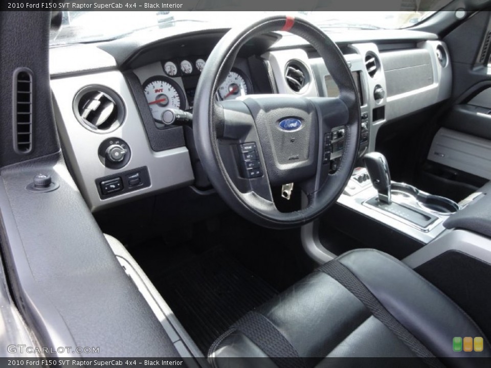 Black Interior Photo for the 2010 Ford F150 SVT Raptor SuperCab 4x4 #66598973