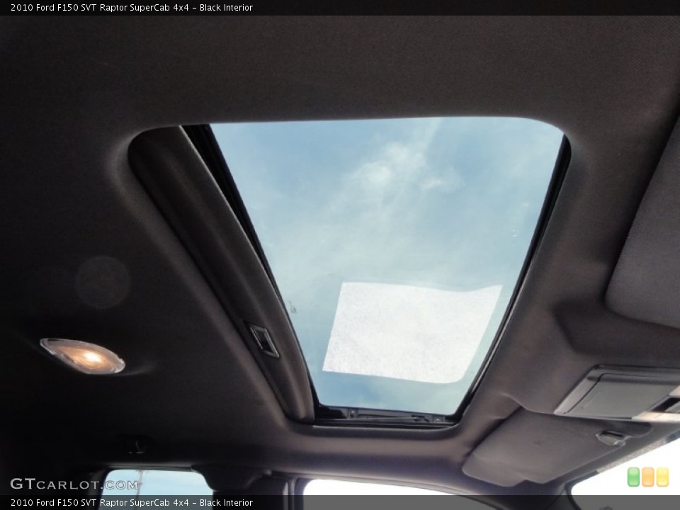 Black Interior Sunroof for the 2010 Ford F150 SVT Raptor SuperCab 4x4 #66599066