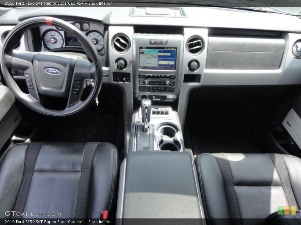 Black Interior Dashboard for the 2010 Ford F150 SVT Raptor SuperCab 4x4 #66599099