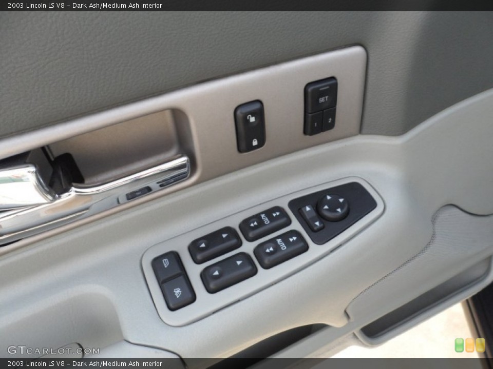 Dark Ash/Medium Ash Interior Controls for the 2003 Lincoln LS V8 #66601004