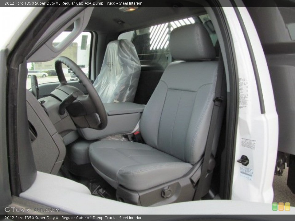 Steel Interior Photo for the 2012 Ford F350 Super Duty XL Regular Cab 4x4 Dump Truck #66601926