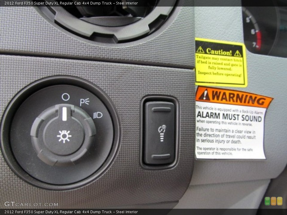 Steel Interior Controls for the 2012 Ford F350 Super Duty XL Regular Cab 4x4 Dump Truck #66601984