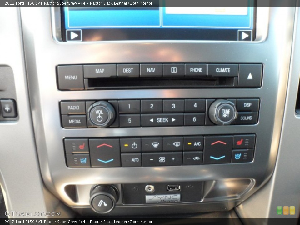 Raptor Black Leather/Cloth Interior Controls for the 2012 Ford F150 SVT Raptor SuperCrew 4x4 #66602016
