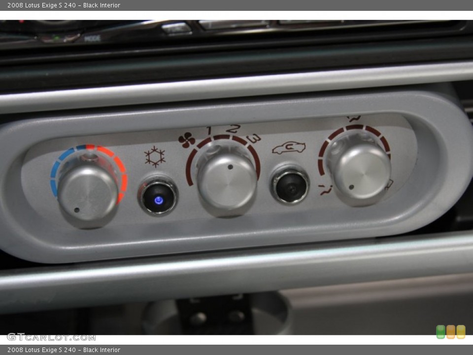 Black Interior Controls for the 2008 Lotus Exige S 240 #66602749
