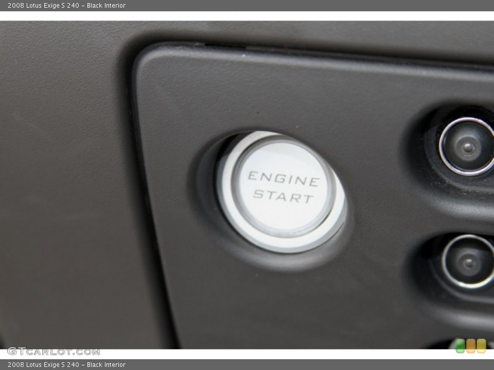 Black Interior Controls for the 2008 Lotus Exige S 240 #66602795