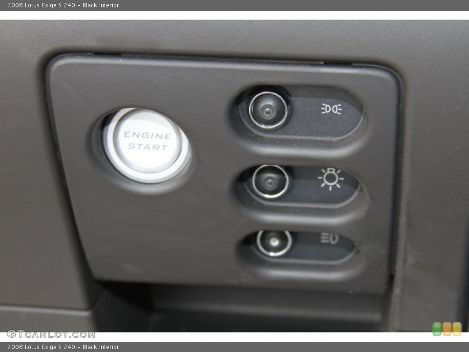 Black Interior Controls for the 2008 Lotus Exige S 240 #66602804
