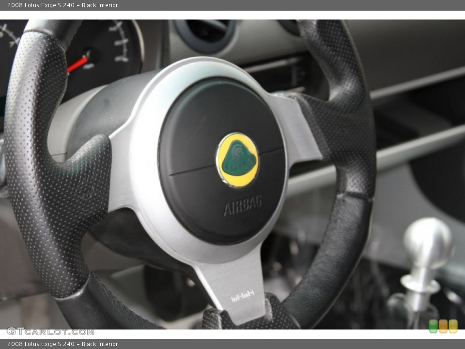 Black Interior Steering Wheel for the 2008 Lotus Exige S 240 #66602822