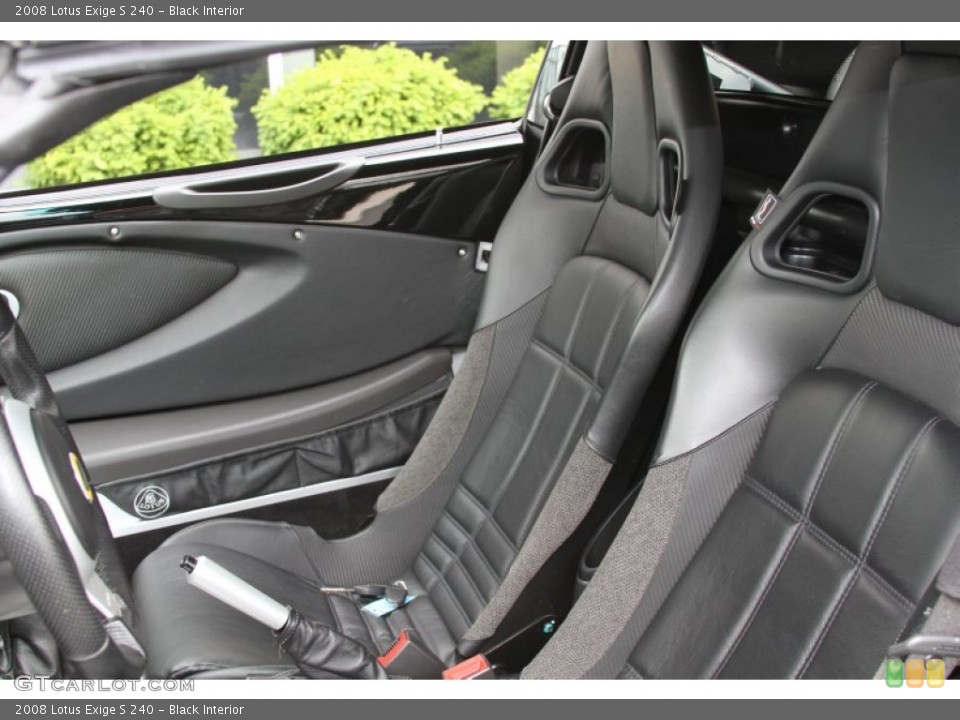 Black Interior Photo for the 2008 Lotus Exige S 240 #66602855