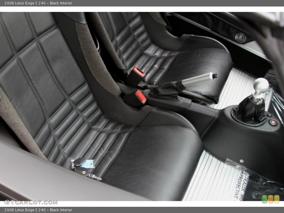 Black Interior Photo for the 2008 Lotus Exige S 240 #66602889