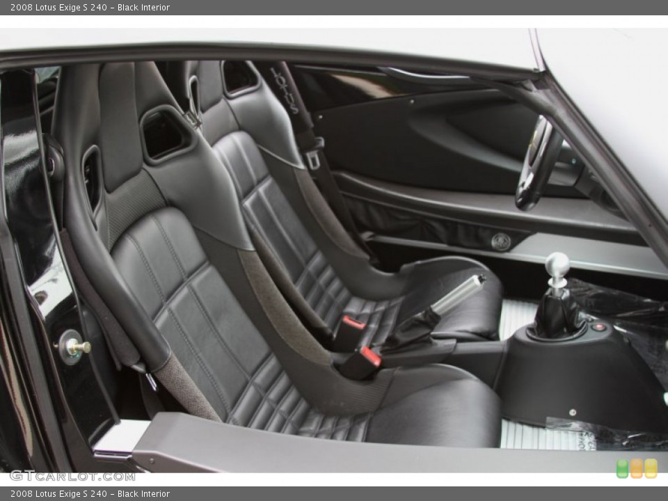 Black Interior Photo for the 2008 Lotus Exige S 240 #66602900