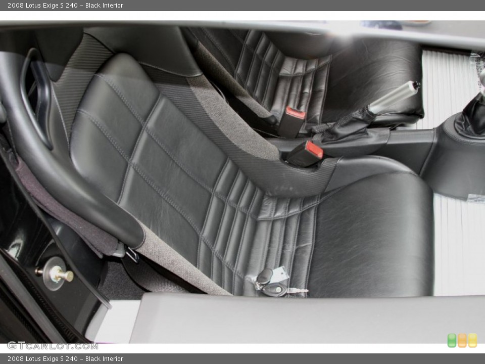 Black Interior Photo for the 2008 Lotus Exige S 240 #66602917
