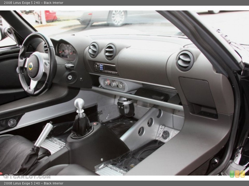 Black Interior Dashboard for the 2008 Lotus Exige S 240 #66602926