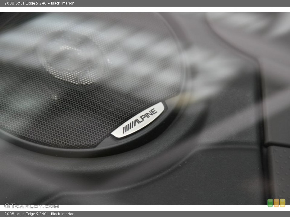 Black Interior Audio System for the 2008 Lotus Exige S 240 #66602944