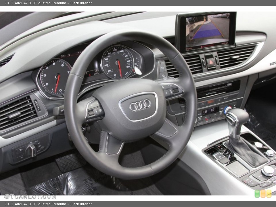 Black Interior Dashboard for the 2012 Audi A7 3.0T quattro Premium #66603222