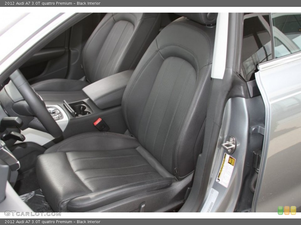 Black Interior Front Seat for the 2012 Audi A7 3.0T quattro Premium #66603254