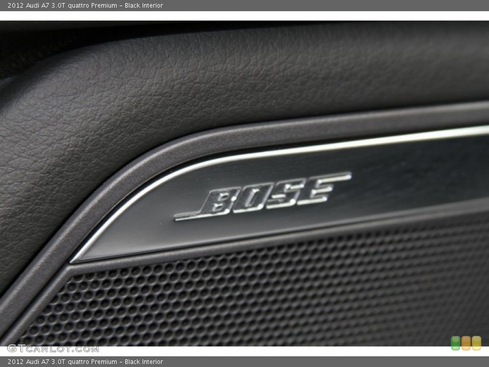 Black Interior Audio System for the 2012 Audi A7 3.0T quattro Premium #66603272
